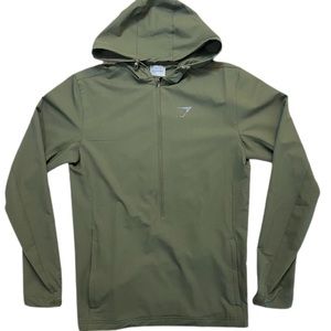 Gym shark half-zip jacket